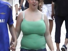 Busty candid